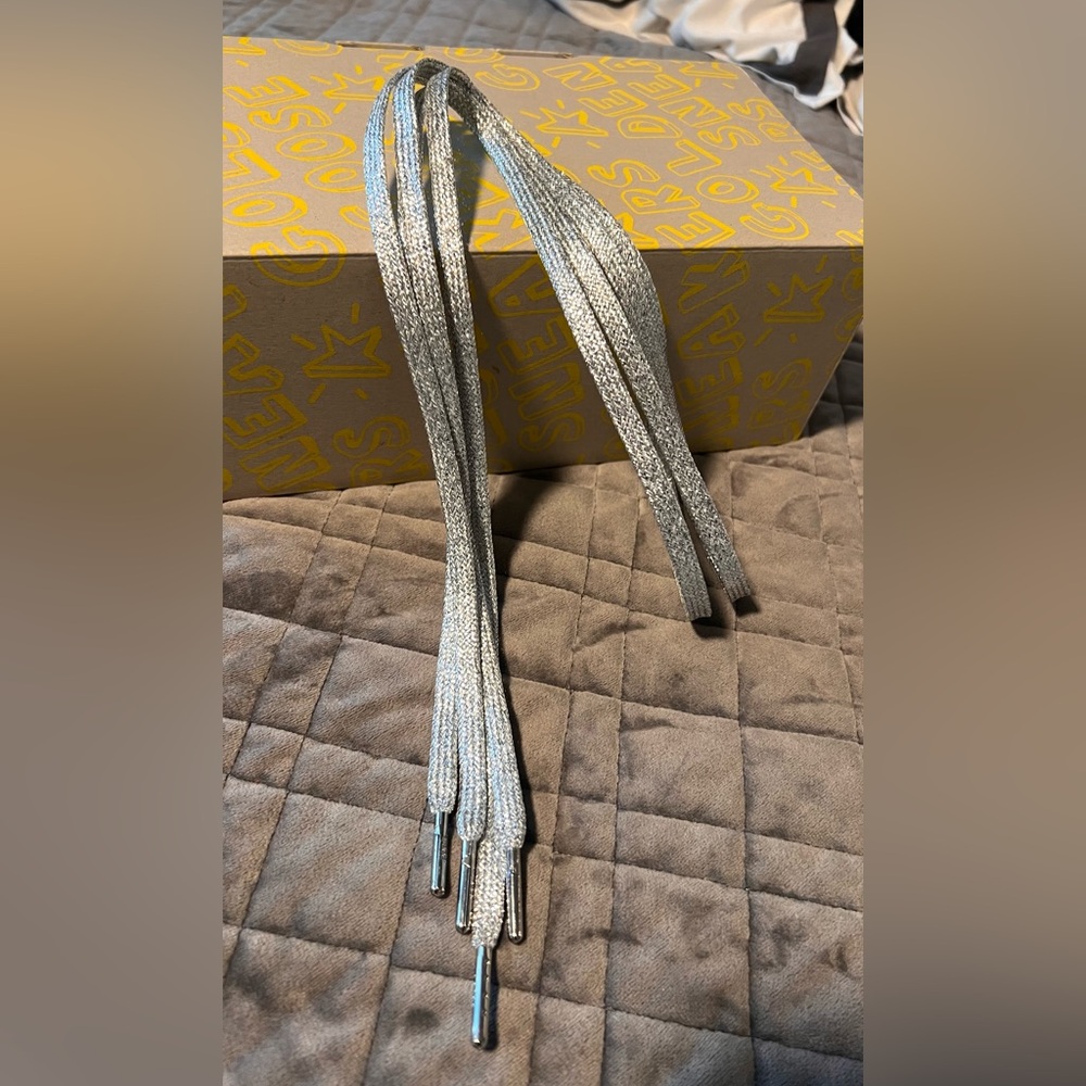 Golden Goose Silver Shoelaces